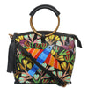 Gond Art black leather bag for sale