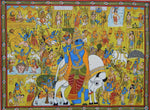 Srikrishna Story : Cheriyal Scroll Painting