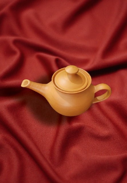 Tea Kettle in Terracotta art by Dolon Kundu-