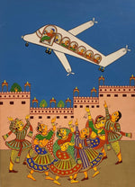 The Aeroplane Phad painting
