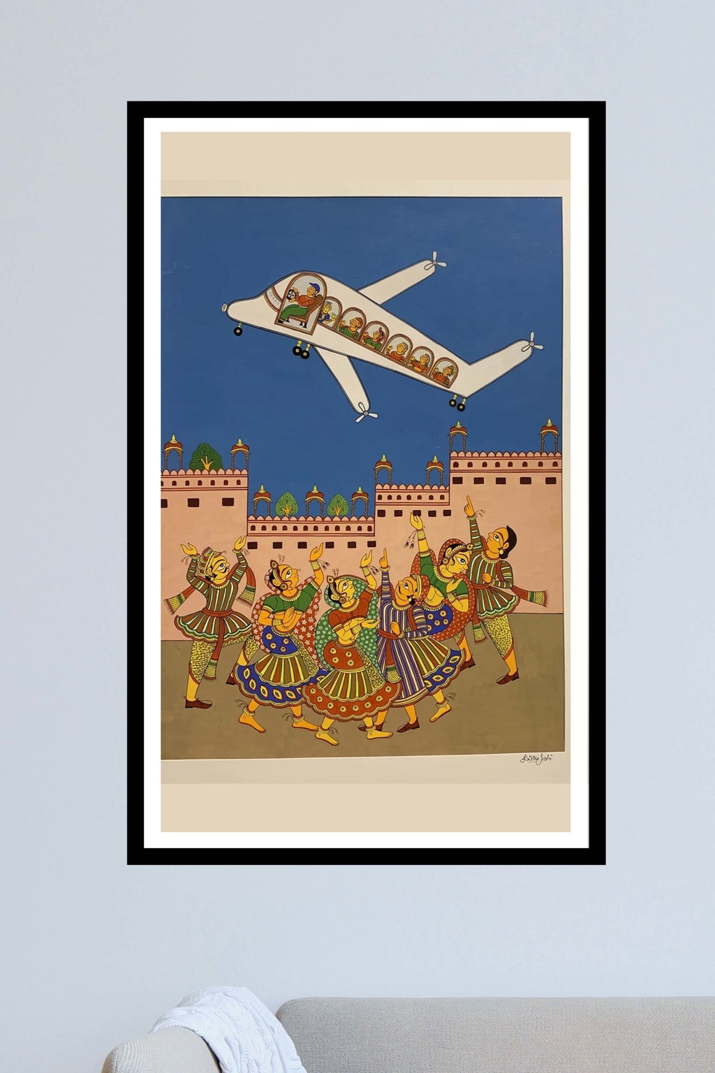 The Aeroplane Phad painting for sale