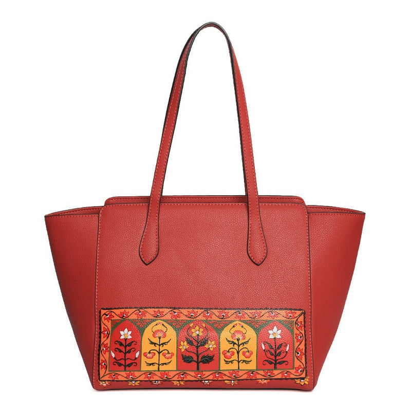 Red Cow leather Bag
