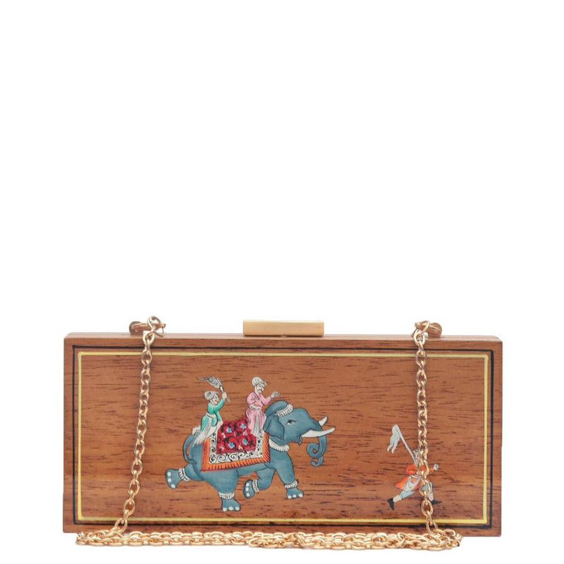 The Elephant, Wooden Clutch-