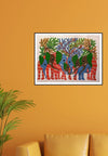 Traditional Gond Art Elephant Painting
