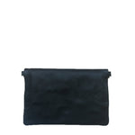 The Fish, Black Foldover Clutch/Sling-