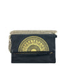 The Fish, Black Foldover Clutch/Sling-