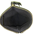 The Fish, Black Foldover Clutch/Sling-