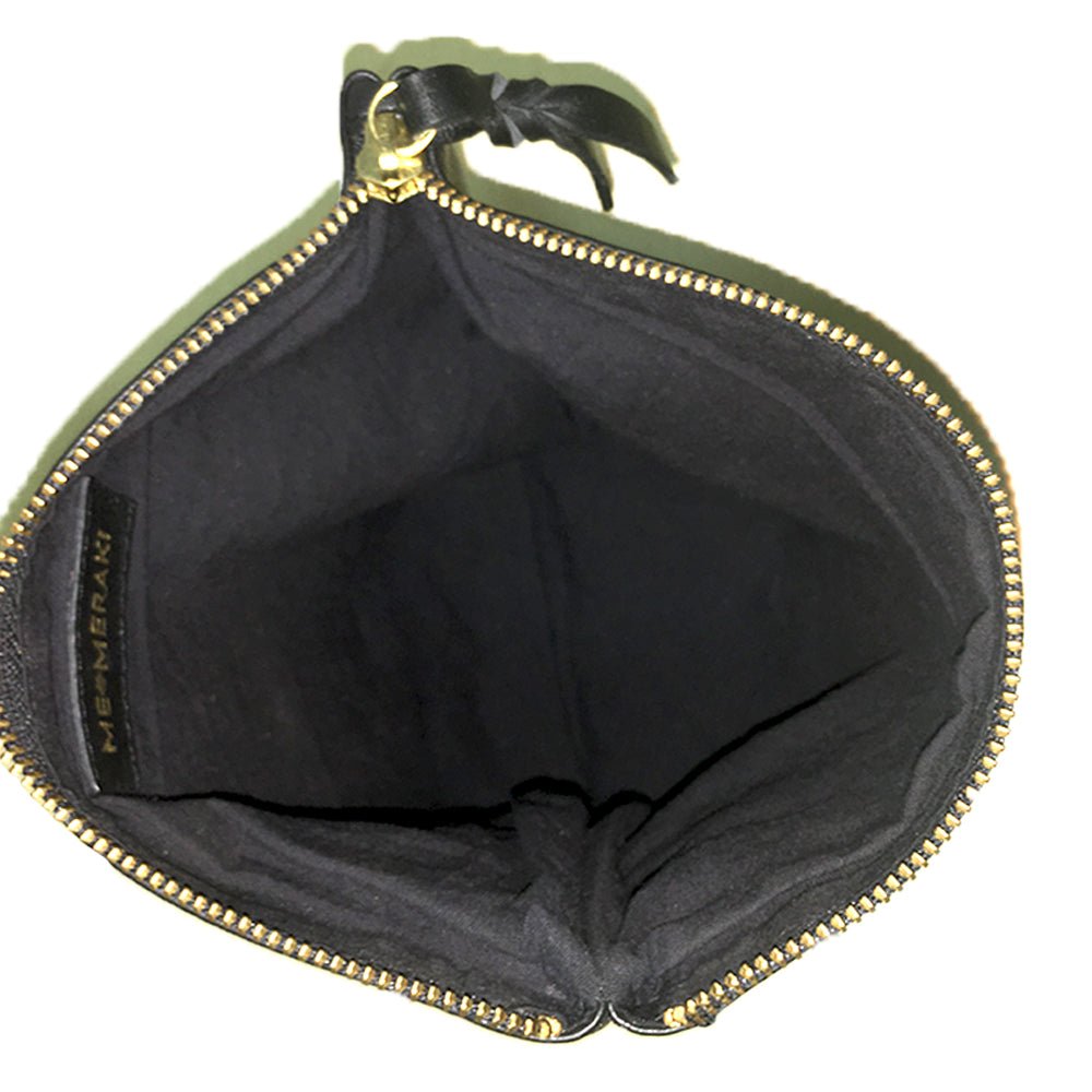 Foldover Leather Clutch (clutch bag)