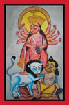 The Goddess Bengal Pattachitra Artwork
