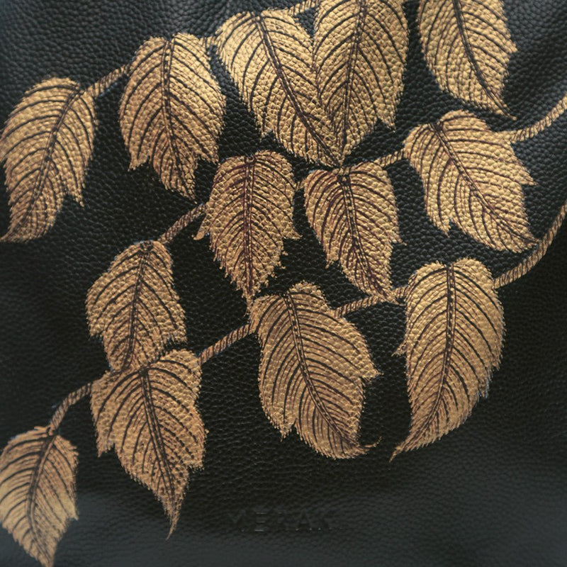 The Leaves, Black Backpack-