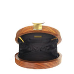 The Leaves, Round Wood Clutch-