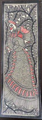 Buy Handpainted The Peacock Madhubani Art