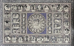story of Krishna handpainted in pattachitra