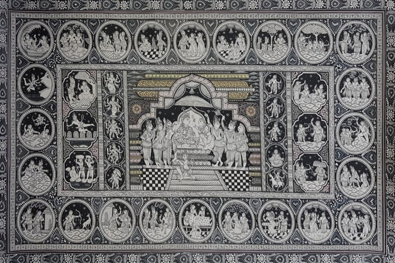 The Story of Ramayana Pattachitra Painting