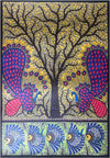 THE TALE OF TWO LOVERS, MADHUBANI PAINTING BY PRATIMA BHARTI-