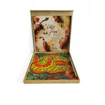 The Tiger and friends, Madhubani handpainted wall paper tiles-