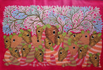 The Tigers Life Gond Painting for Sale