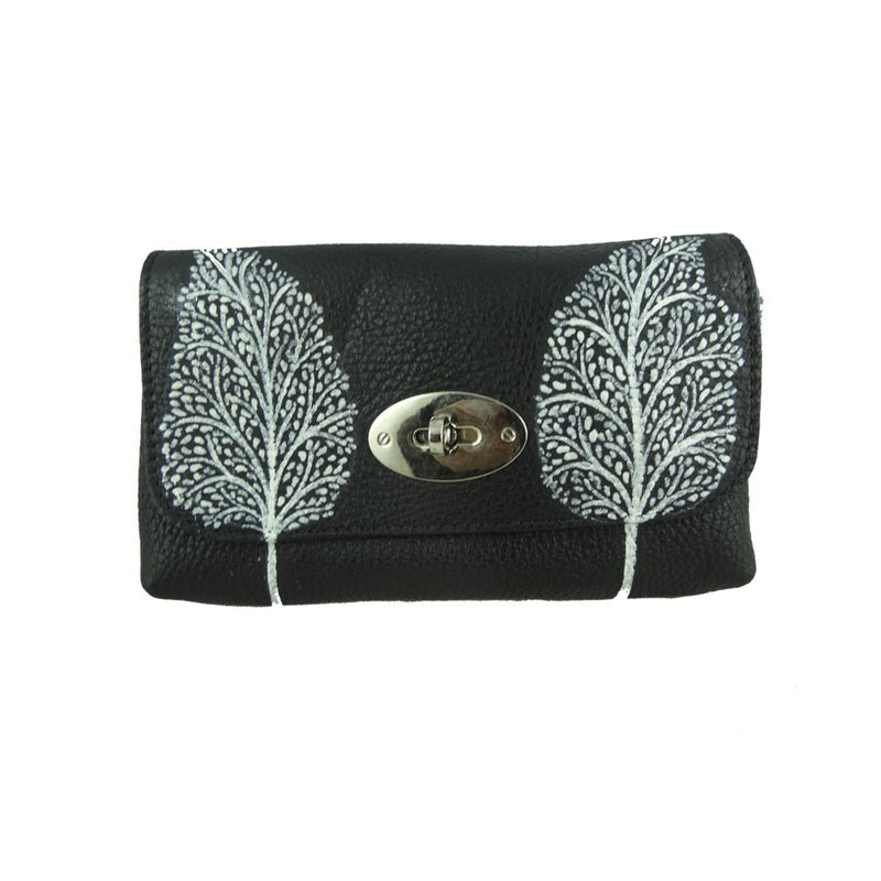 TREE OF LIFE, BLACK SADDLE BAG-