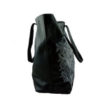 TREE OF LIFE, LEATHER TOTE BAG-