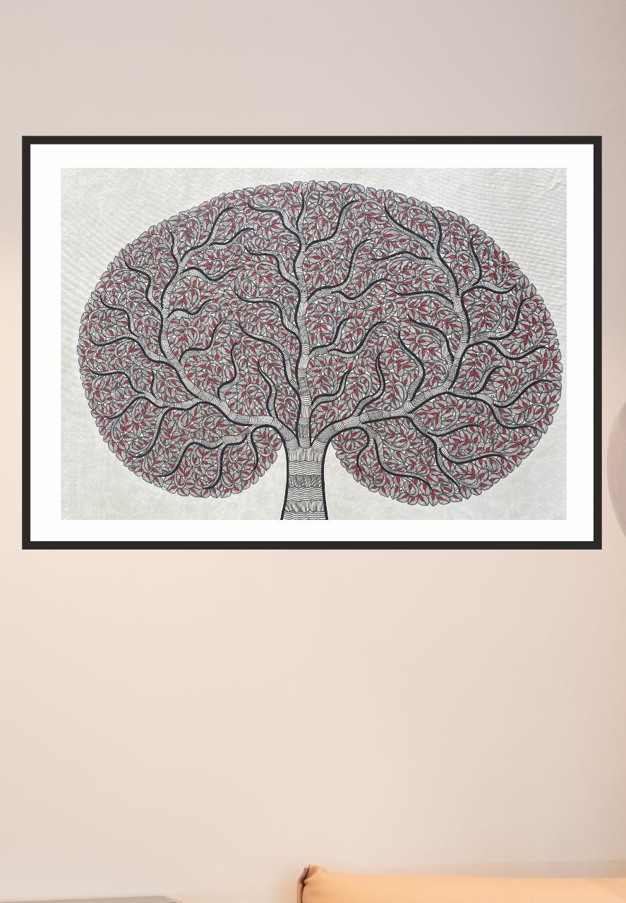 Tree of Life, MADHUBANI PAINTING BY PRATIMA BHARTI-