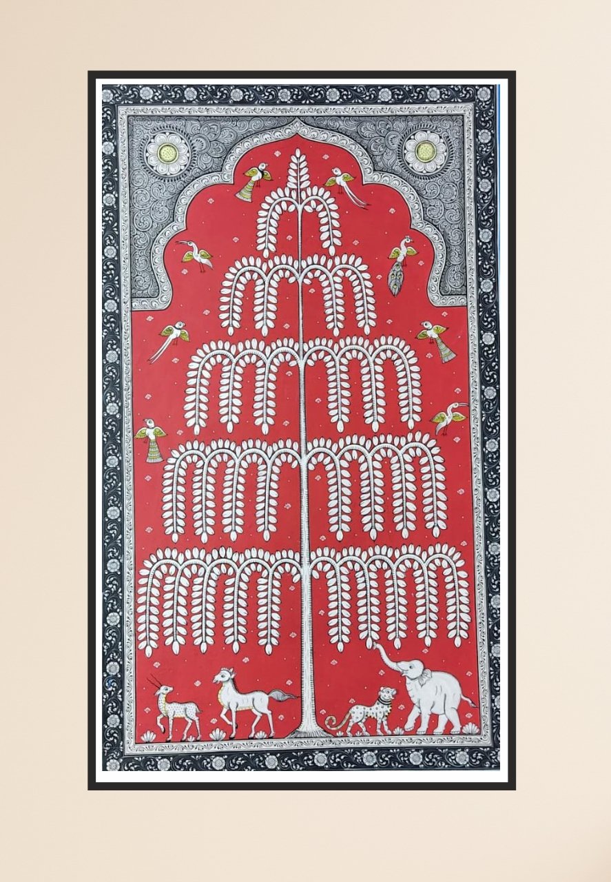 Buy Tree of Life: Pattachitra painting by Apindra Swain – MeMeraki.com
