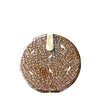 TREE OF LIFE, ROUND WOODEN CLUTCH-