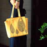 TREE OF LIFE YELLOW LAPTOP BAG-LAPTOP BAG