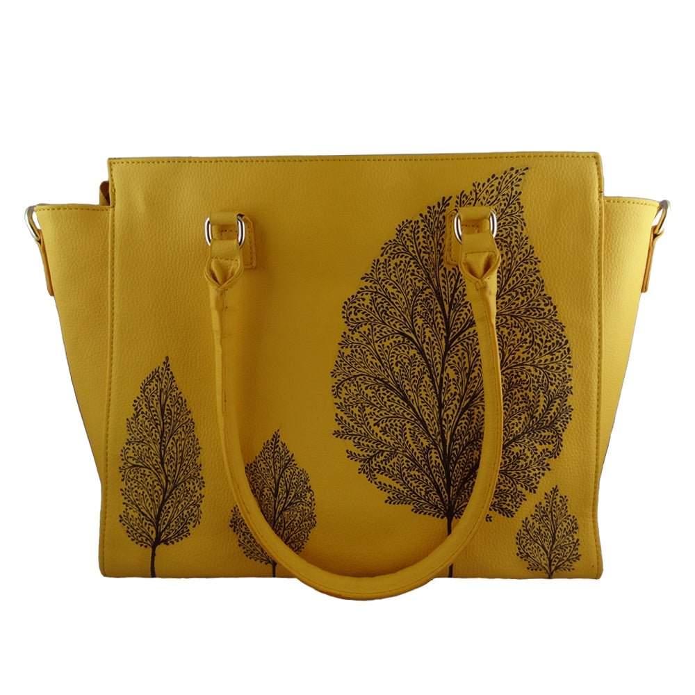 TREE OF LIFE YELLOW LAPTOP BAG-LAPTOP BAG
