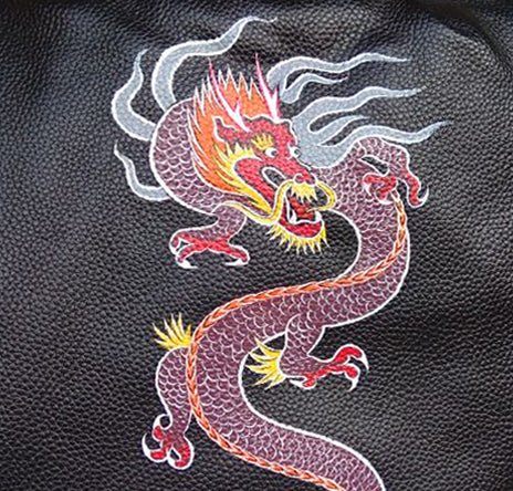 Handpainted Dragon Backpack