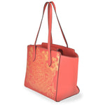 Red Leather Handbag | Handpainted Bags